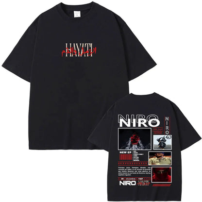 Rapper Niro OX7 Album Graphic T-Shirt | Vintage Hip Hop Streetwear Tee