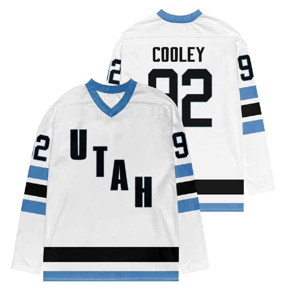 Utah Mammoth Hockey Jersey | V-Neck Long Sleeve 3D Print Sports Sweatshirt
