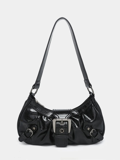 Vintage PU Shoulder Bag – Y2K Armpit Style