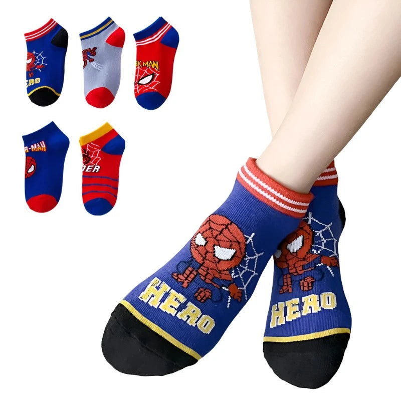 Spiderman Children Socks - 5 Pairs
