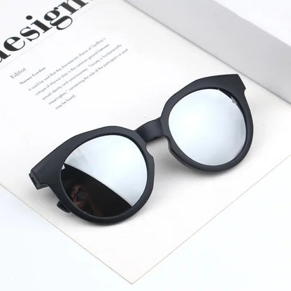 Kids Round Frame Sunglasses – Candy Color UV400 Outdoor Eyewear