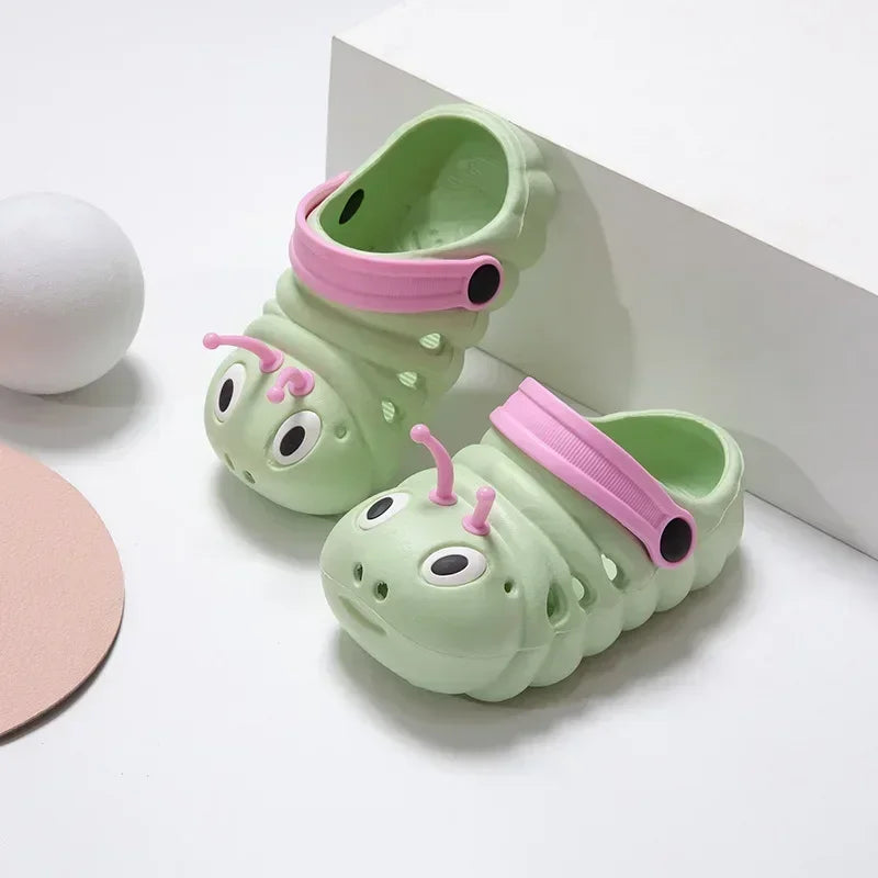 2024 Cute Cartoon Caterpillar Garden Shoes for Kids