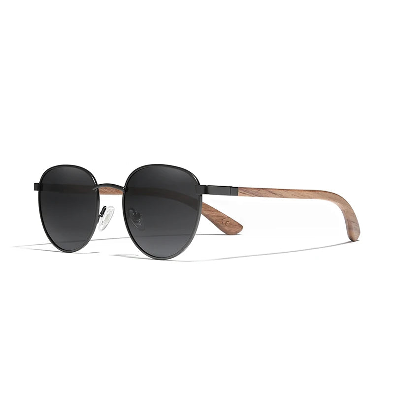 KINGSEVEN Polarized Wooden Sunglasses for Men