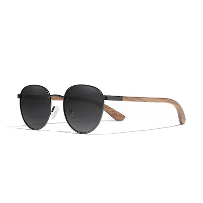 KINGSEVEN Polarized Wooden Sunglasses for Men