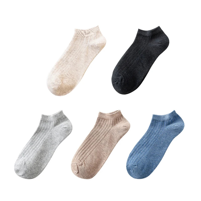 Women’s Solid Casual Cotton Ankle Socks - Amazing G