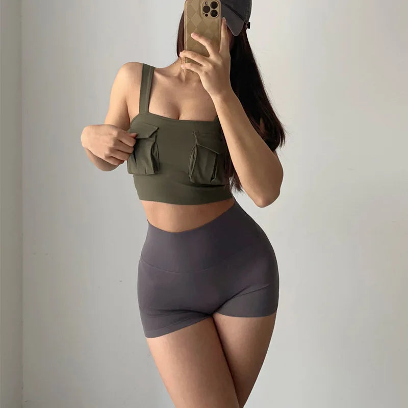 Women’s High-Waist Yoga Shorts | Hip-Lifting Fitness Activewear