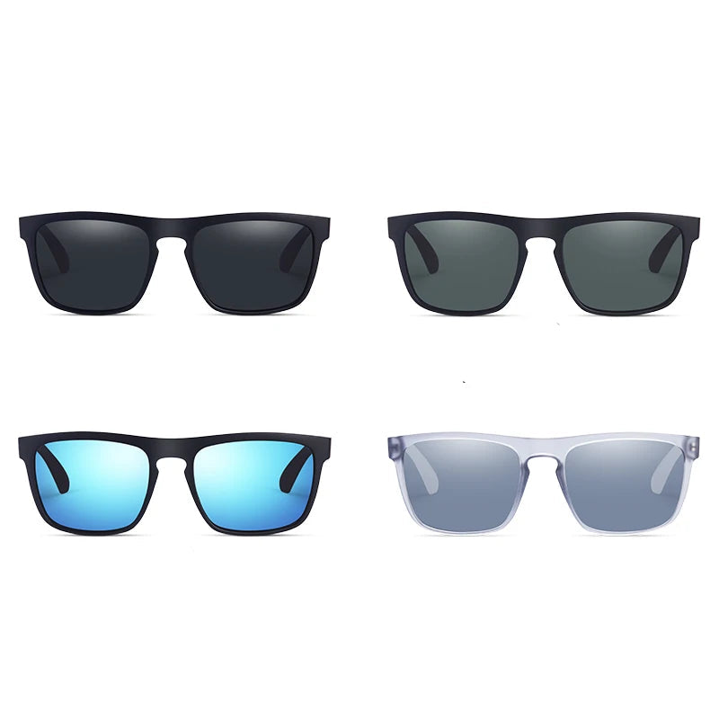 Vintage Square Polarized Sunglasses – UV400 Retro Eyewear