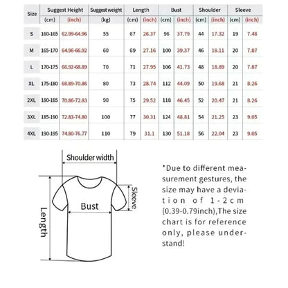 Fashion Kawaii Oversized Men T Shirt Pattern Y2K Cotton Print Round Neck Loose T-shirt Summer Women&