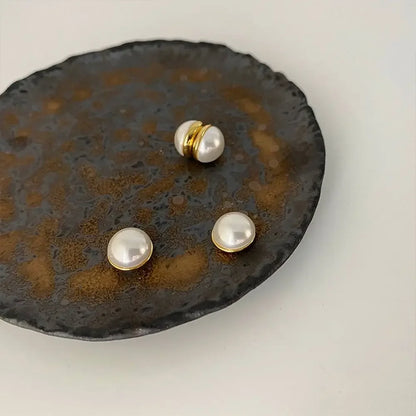 Luxury Magnetic Pearl Clip Earrings for Women