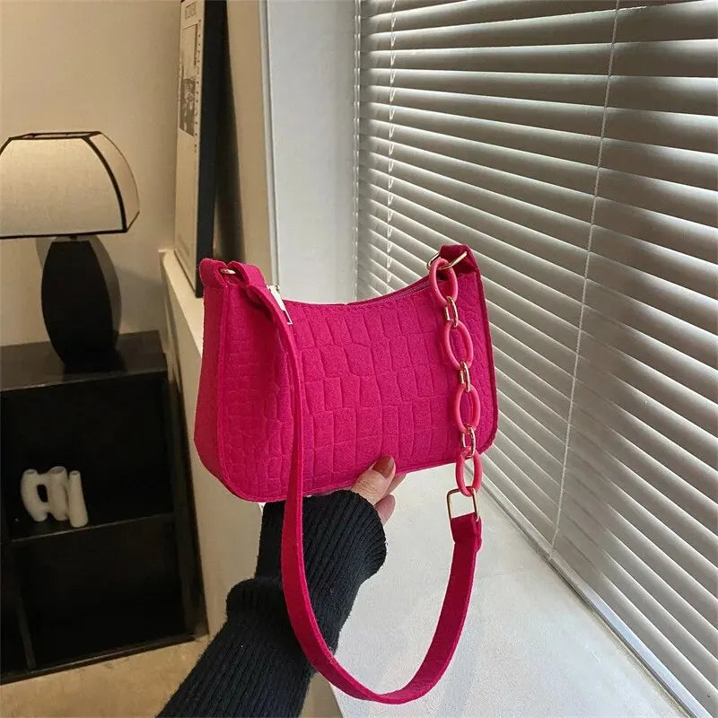 Retro Small Square Shoulder Bag