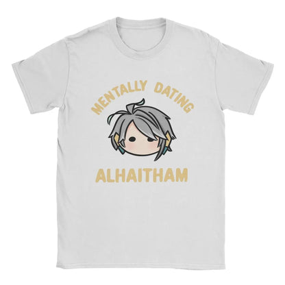 Men’s Genshin Impact T-Shirt | “Mentally Dating Alhaitham” Chibi Print