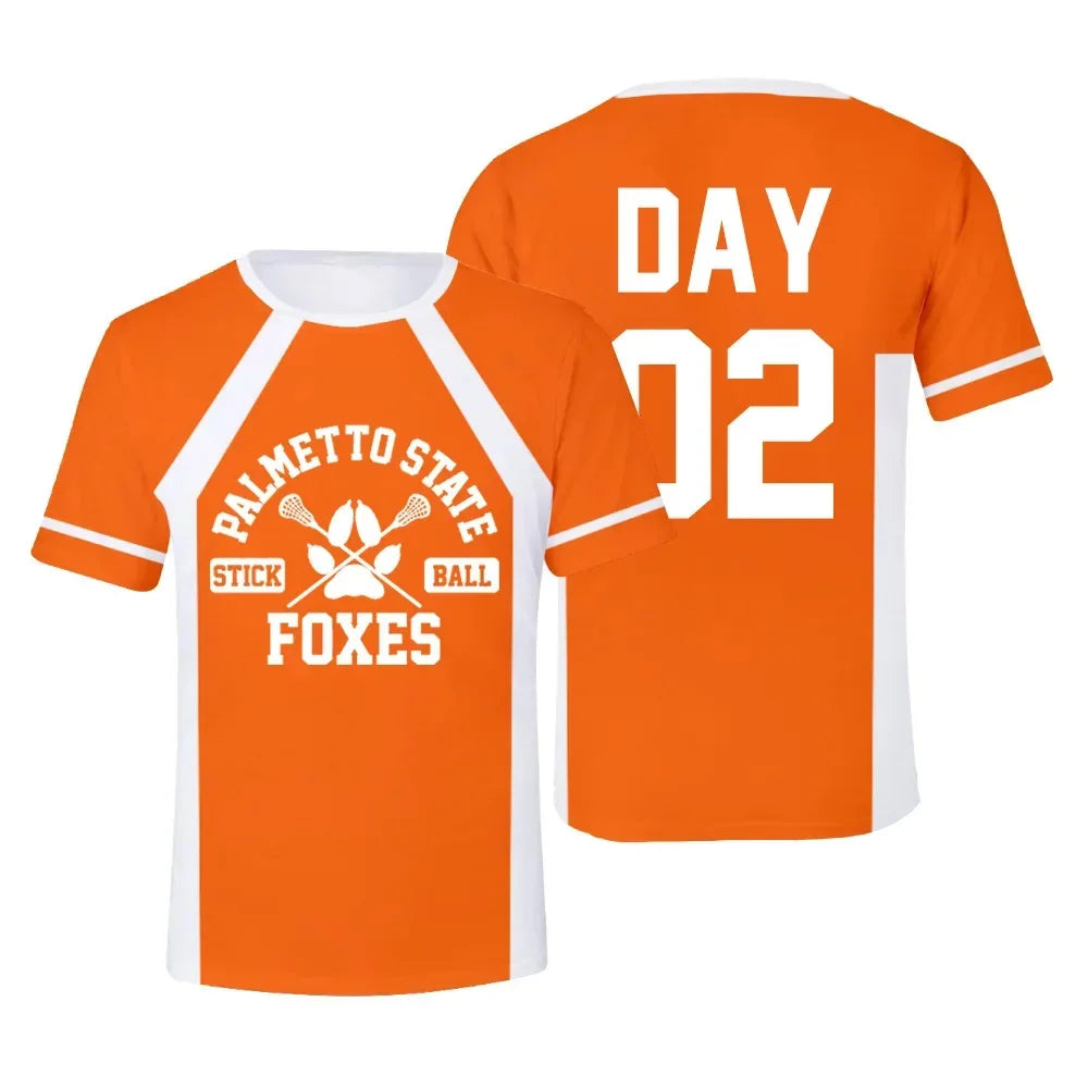Foxes Ice Hockey Jersey Cosplay T-Shirt | Wilds Minyard 3D Print Short Sleeve Tee