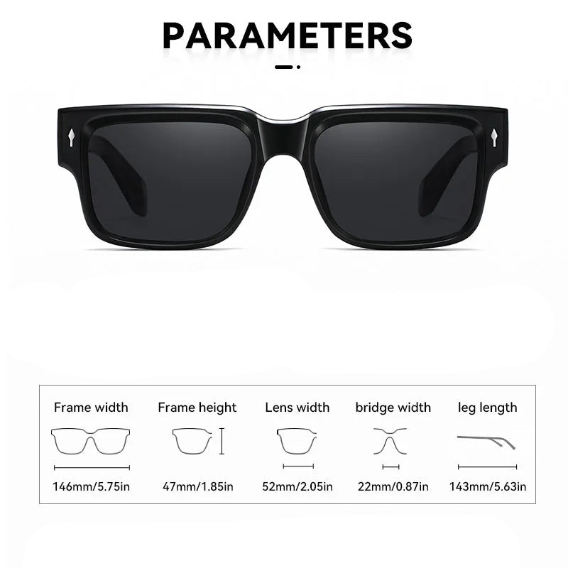 Polarized Sunglasses – Men’s &amp; Women’s Square Designer Eyewear