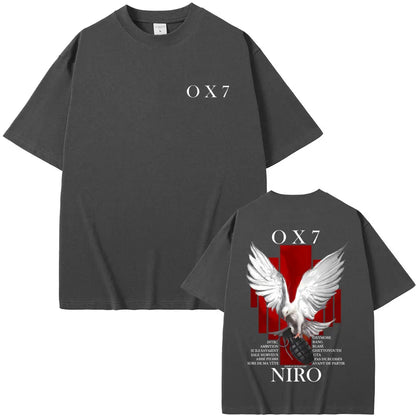 Rapper Niro OX7 Album Graphic T-Shirt | Vintage Hip Hop Streetwear Tee