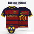 Soccer jersey with &