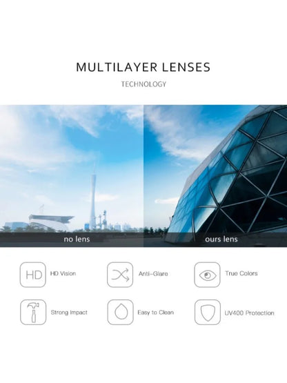 Oversized Gradient Mirror Goggle Sun Glasses for Women