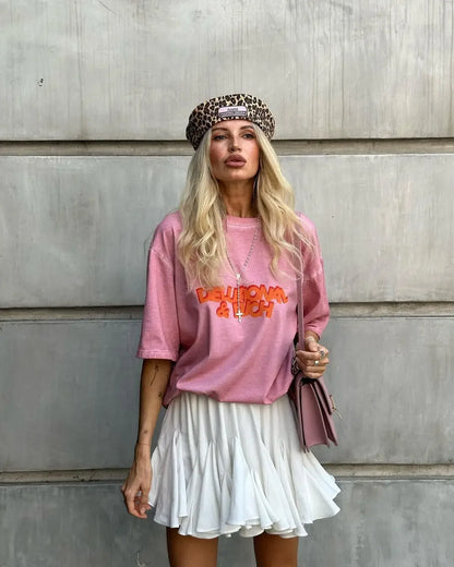 Summer White Ruffle Mini Skirt | High Waist Vintage Tennis Style