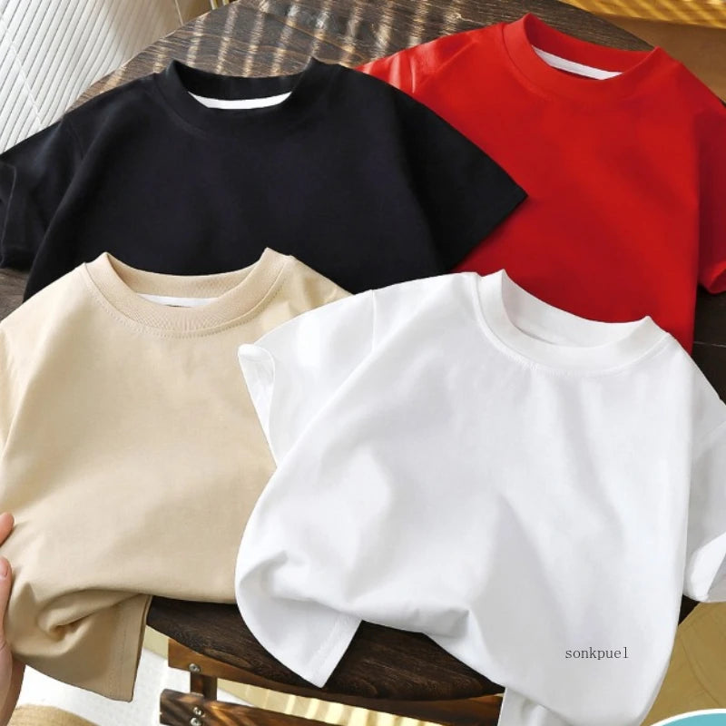 Kids Cotton Summer T-Shirt – Short Sleeve Casual Top