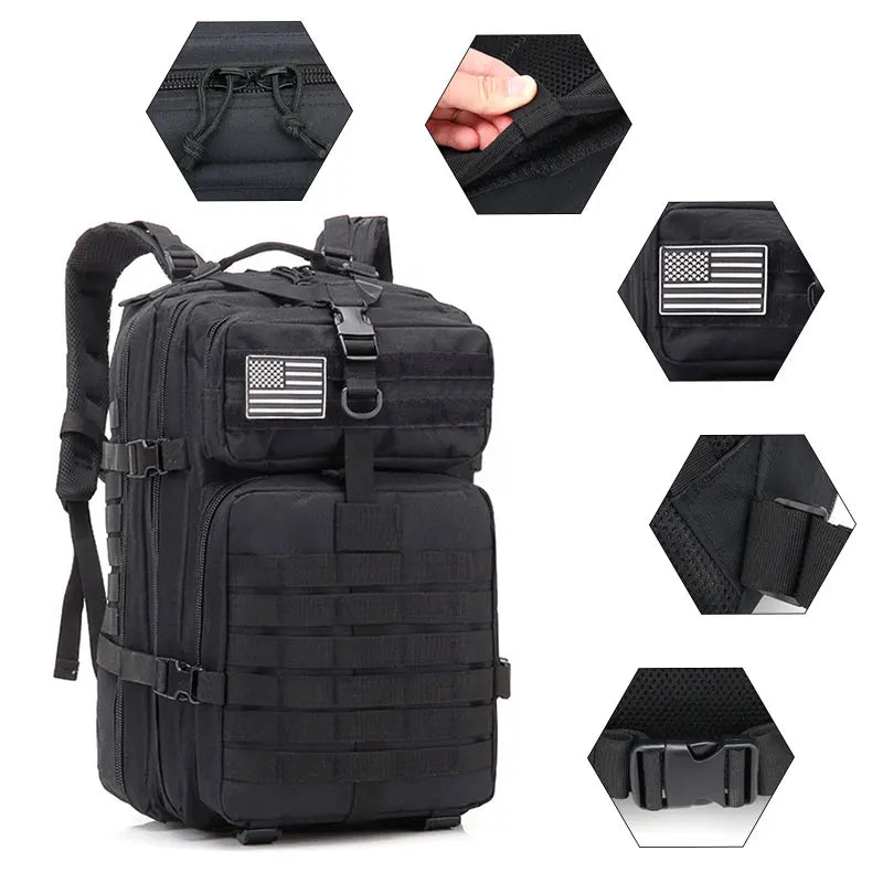 QT&amp;QY Tactical 30/45L Backpack for Hiking and Outdoor Adventures