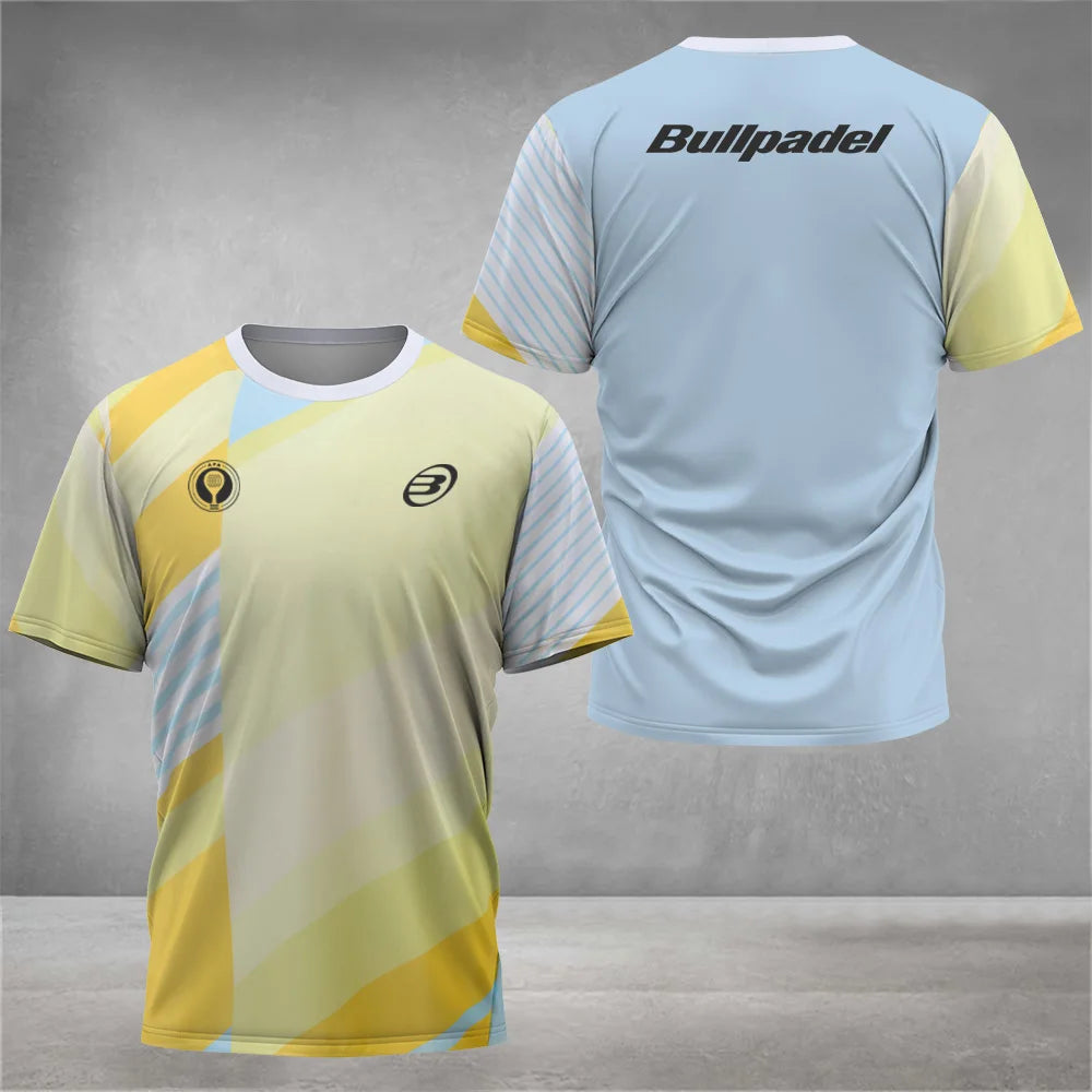 Men’s Padel Quick-Dry Sports T-Shirt | Breathable Summer Fitness Tee