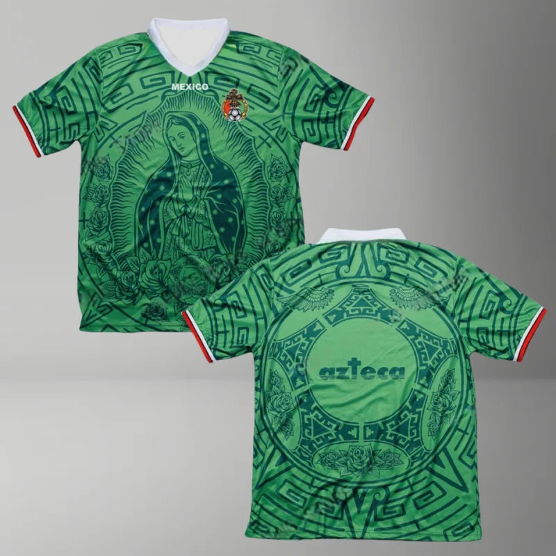 New Arrival Child T Shirt MEXICO GUADALUPE HOME JERSEY Football Jersey For Adults Kids Summer Soccer Training Tops Clothing