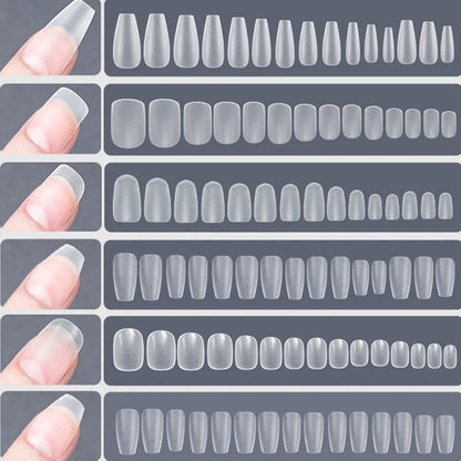 120pcs Matte Press On Nail Tips