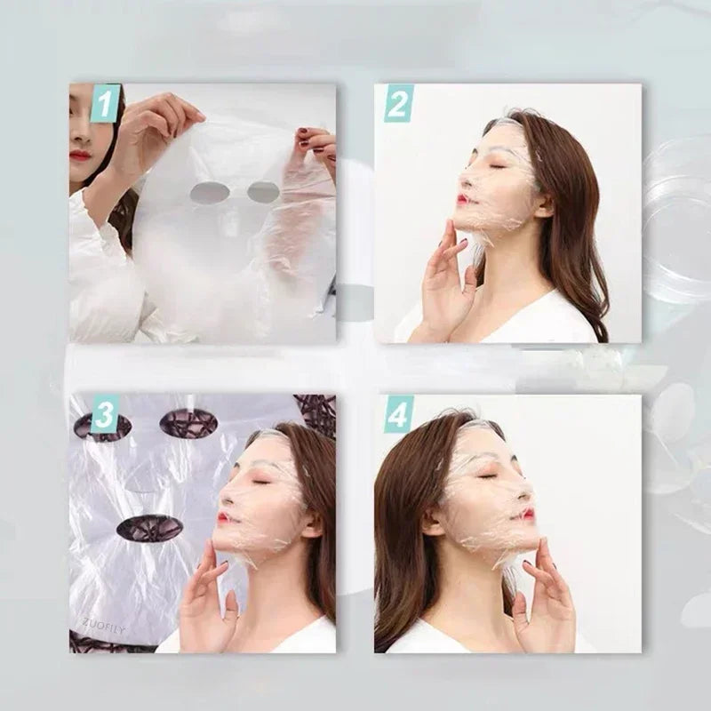 Disposable Transparent Face Wrap Film for Skincare