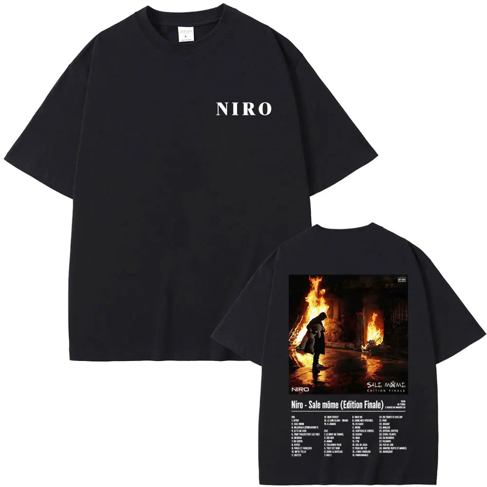Rapper Niro OX7 Album Graphic T-Shirt | Vintage Hip Hop Streetwear Tee