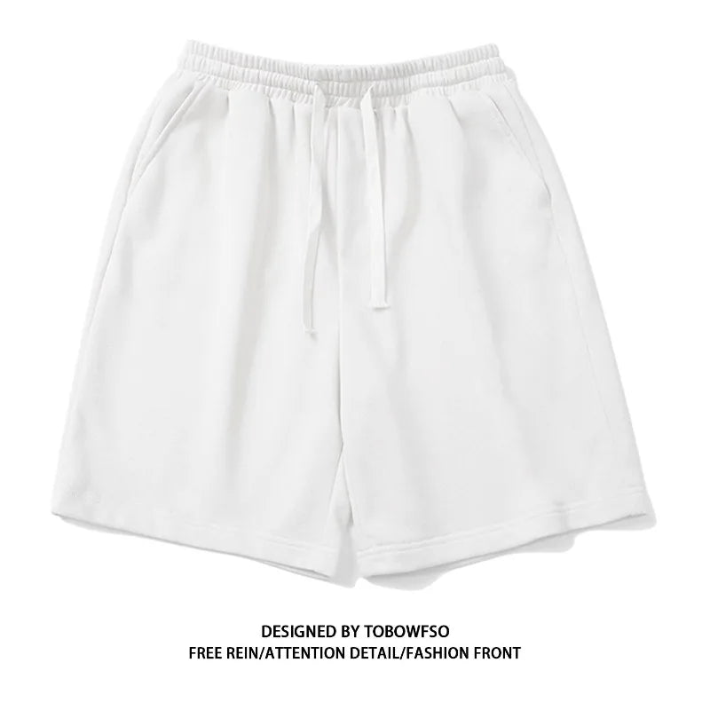 100% Cotton Simple High Street Shorts Men&