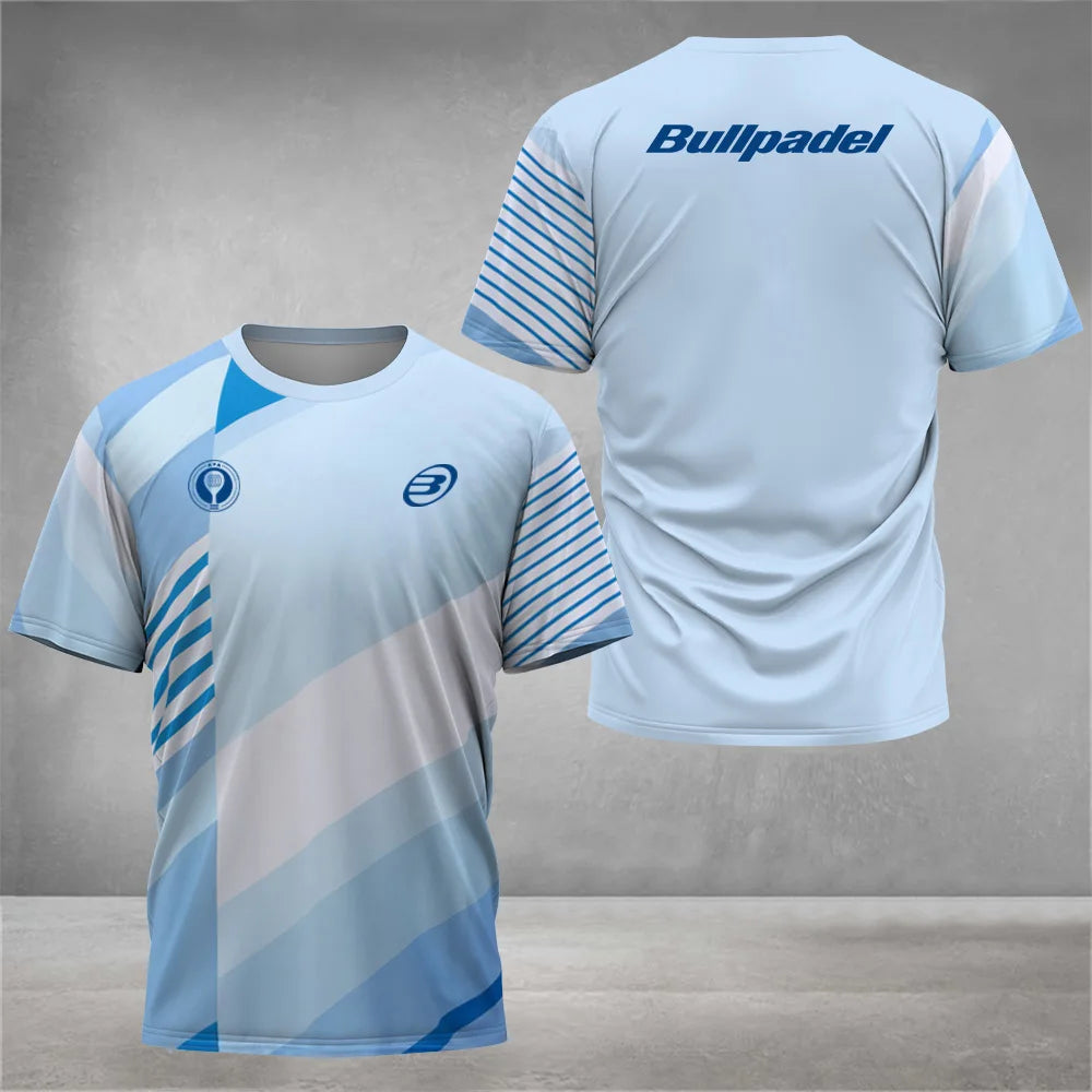 Men’s Padel Quick-Dry Sports T-Shirt | Breathable Summer Fitness Tee