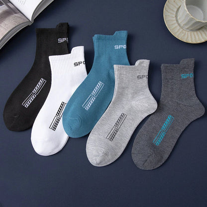Breathable Cotton Socks for Men 10 Pairs