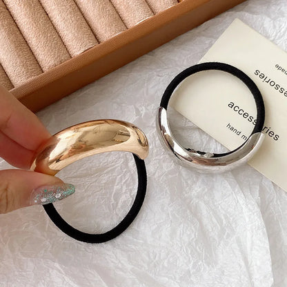 Irregular Golden Metal Hair Band for Women &amp; Girls