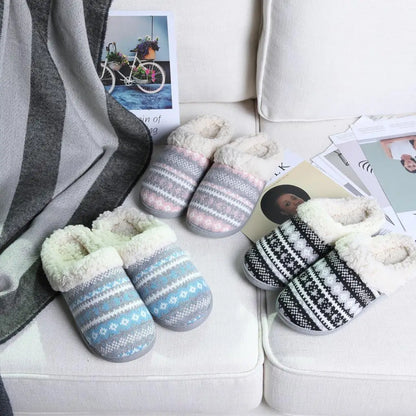 Winter Women’s Fluffy Memory Foam Slippers | Warm, Cozy &amp; Anti-Slip