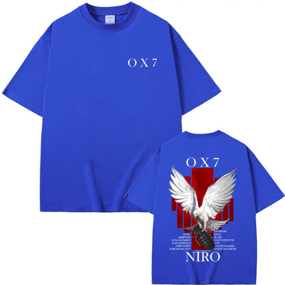 Rapper Niro OX7 Album Graphic T-Shirt | Vintage Hip Hop Streetwear Tee