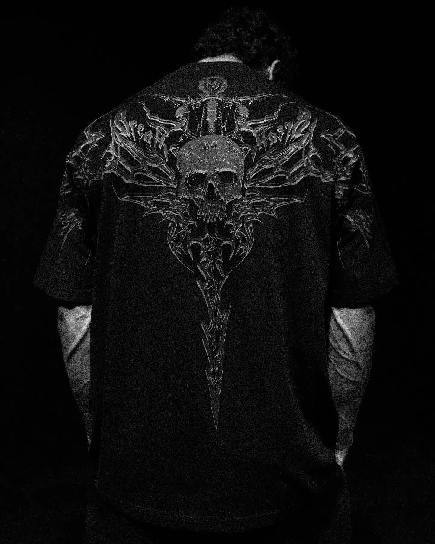 Ins American Y2K King Oversized T-Shirt