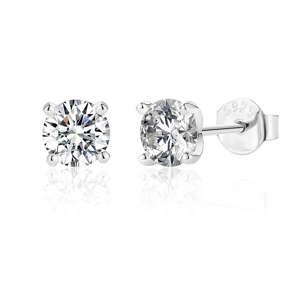 CANNER Moissanite Ear Stud Earrings
