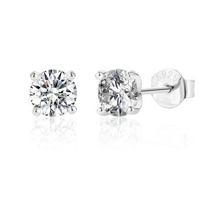 CANNER Moissanite Ear Stud Earrings