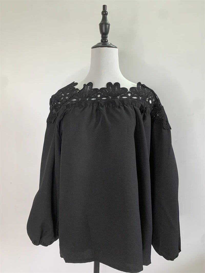 Women’s Loose Fit Long Sleeve O-Neck Top