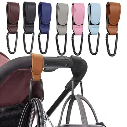 PU Leather Baby Bag Stroller Hook
