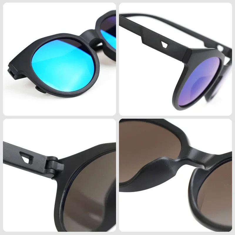 Kids Round Frame Sunglasses – Candy Color UV400 Outdoor Eyewear