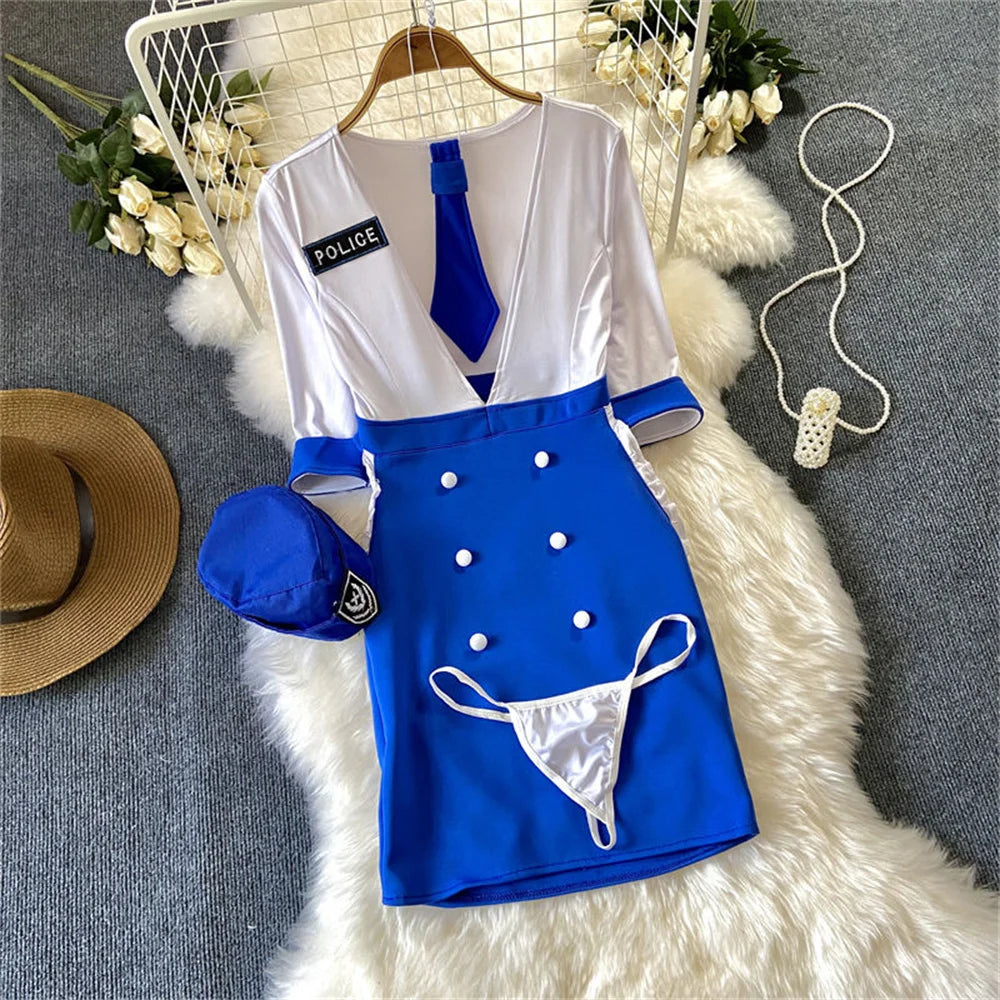 Bunny Girl Wrapped Chest Playsuit Sexy Slim Fit Lingerie