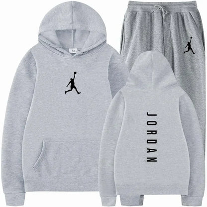 2025 Spring and autumn outdoor fitness basketball casual sportwear set fashion men&