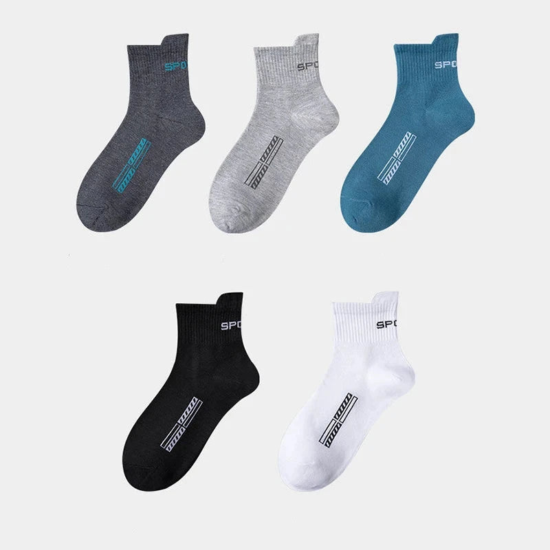 Breathable Cotton Socks for Men 10 Pairs