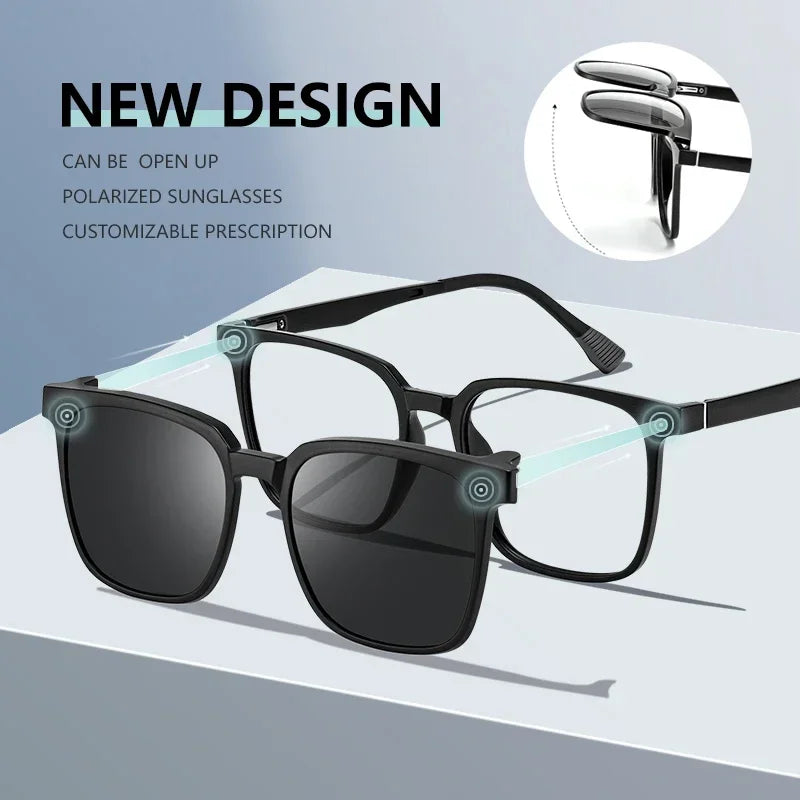 VICKY NEW IN Magnetic Clip-On Optical Myopia Glasses