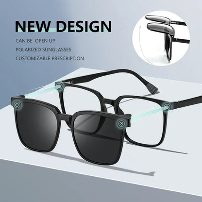 VICKY NEW IN Magnetic Clip-On Optical Myopia Glasses