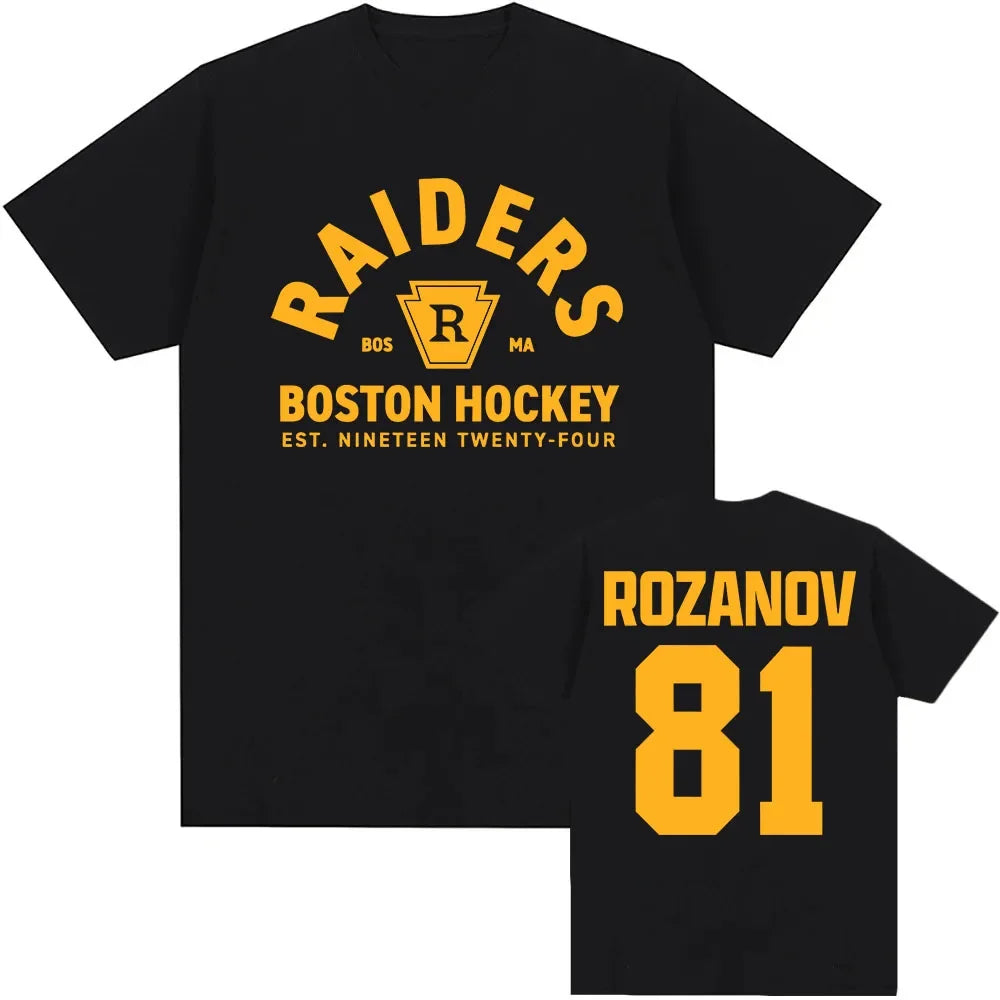 2026 New Rozanov 81 Boston Raiders 100%cotton men&