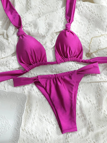 Push-Up Triangle 2-Piece Swimwear for Women