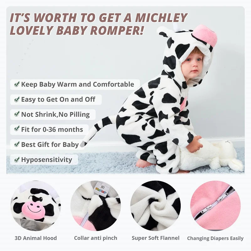 Halloween Winter Baby Rompers