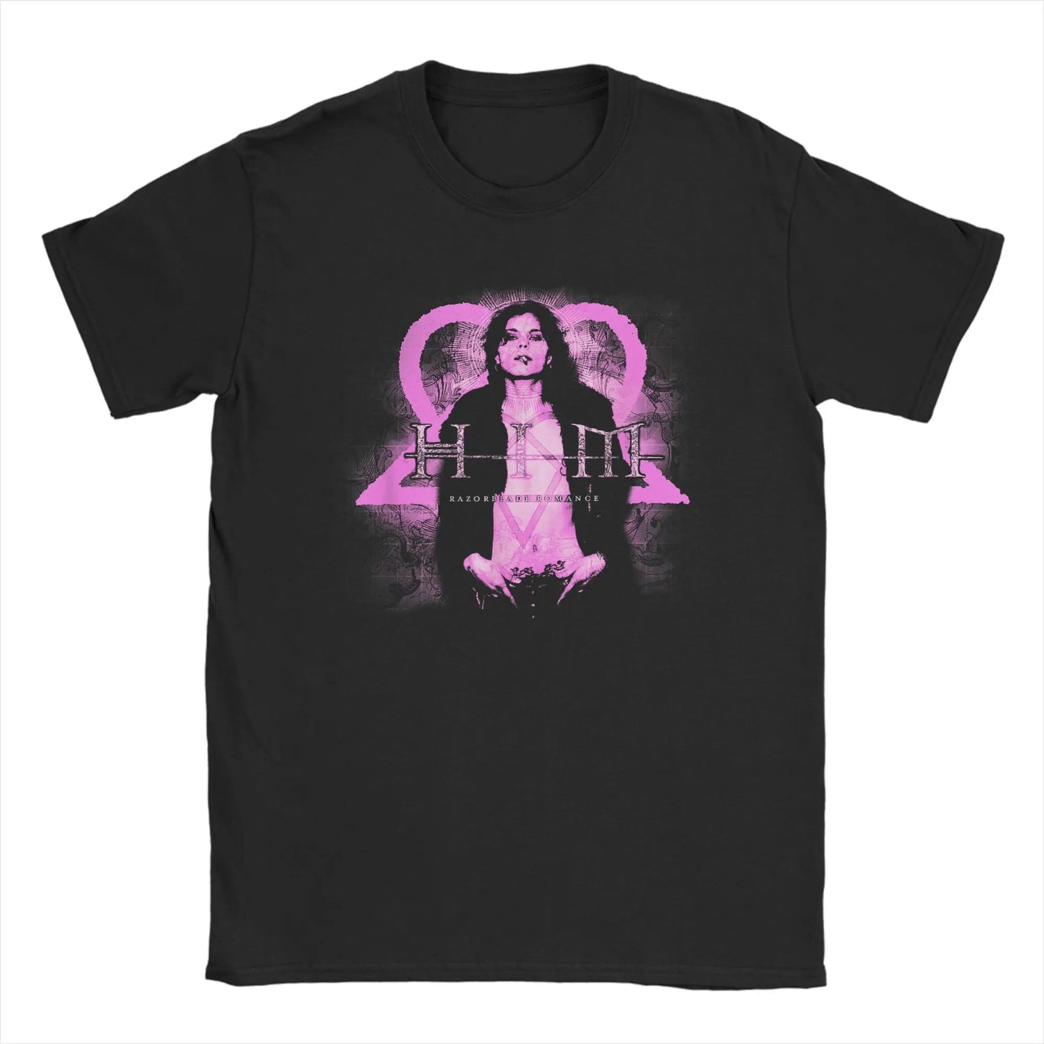 Harajuku Ville Valo Arch T-Shirt | HIM Band Inspired Aesthetic Tee