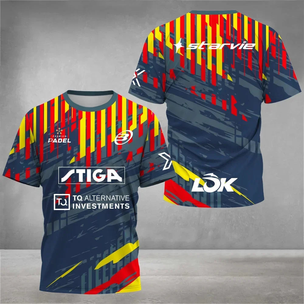 Men’s Quick-Dry Sports T-Shirt | Summer Tennis, Padel &amp; Running Training Tee